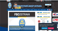 Desktop Screenshot of fbcostrava.cz